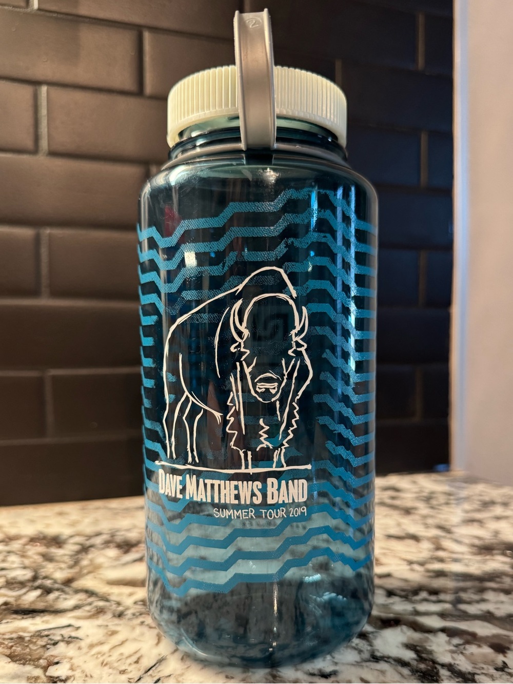 2019 Dave Matthews Band Blue Tour Water Bottle